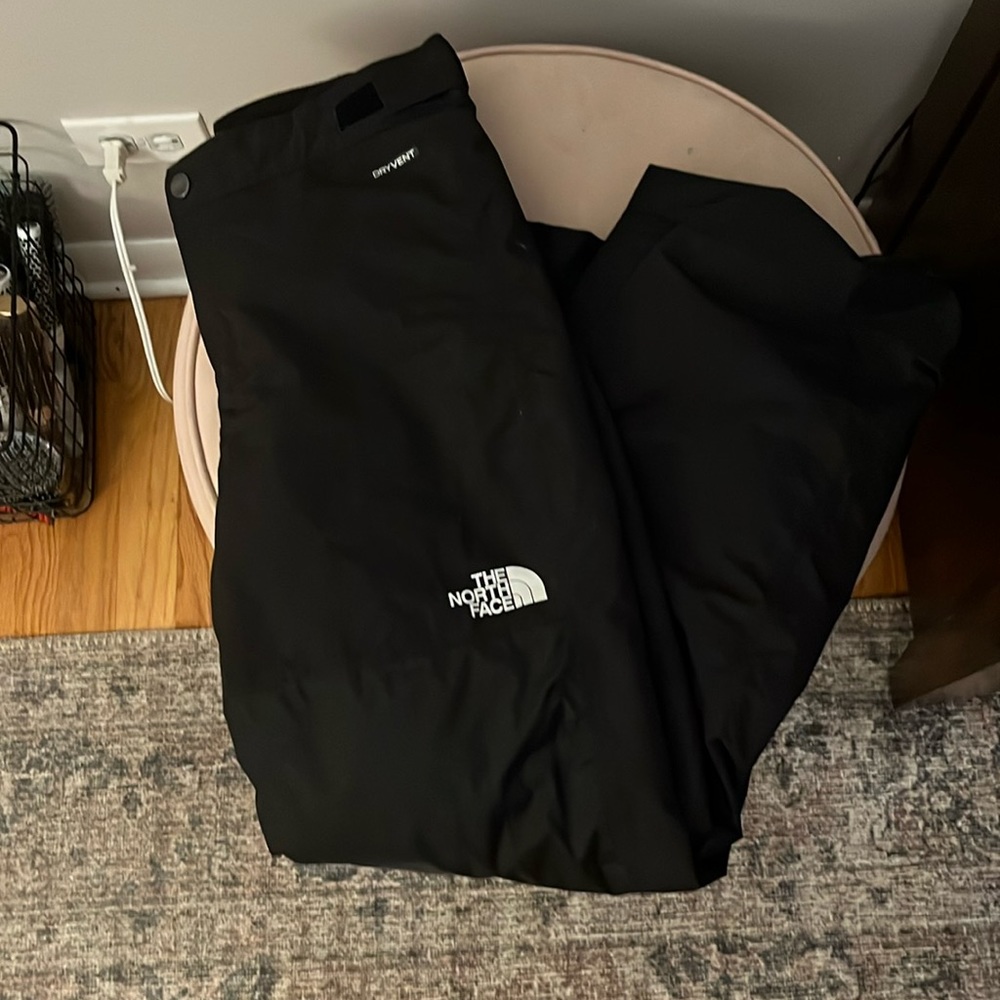 black northface snow pants